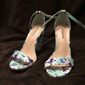 Just Fab Makemba Block Heel Sandal